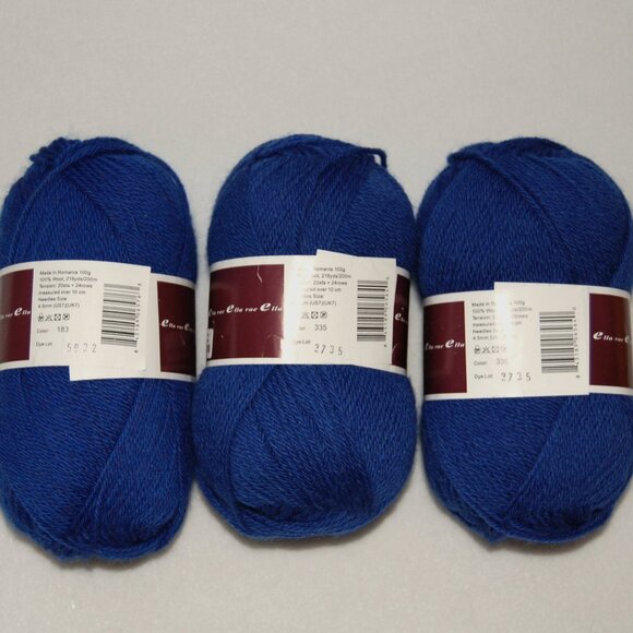 Mix Lot of Ella Rae Wool Yarn, #4 Worsted - Picture 4 of 9